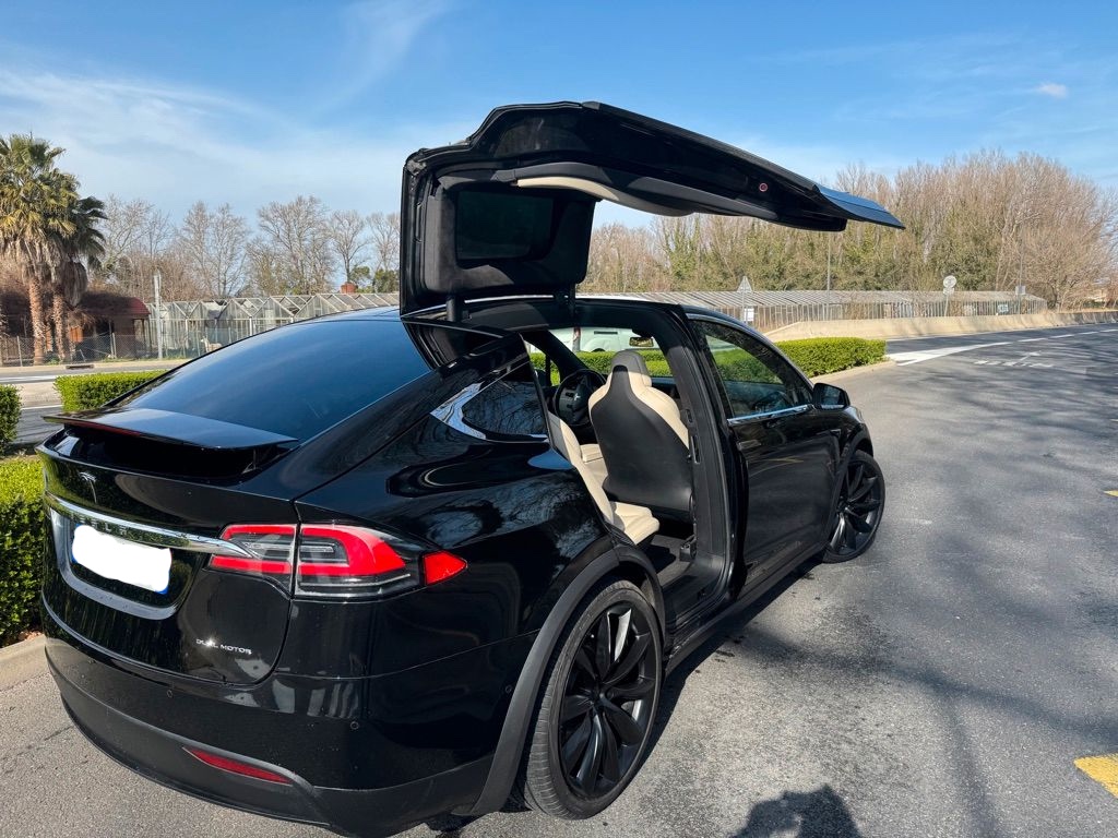 Tesla Model X – Portes Falcon ouvertes